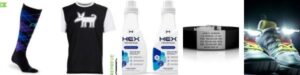 MIsc Running Gifts: Headsweats, HEX Detergent, Road ID, NightTech Gear