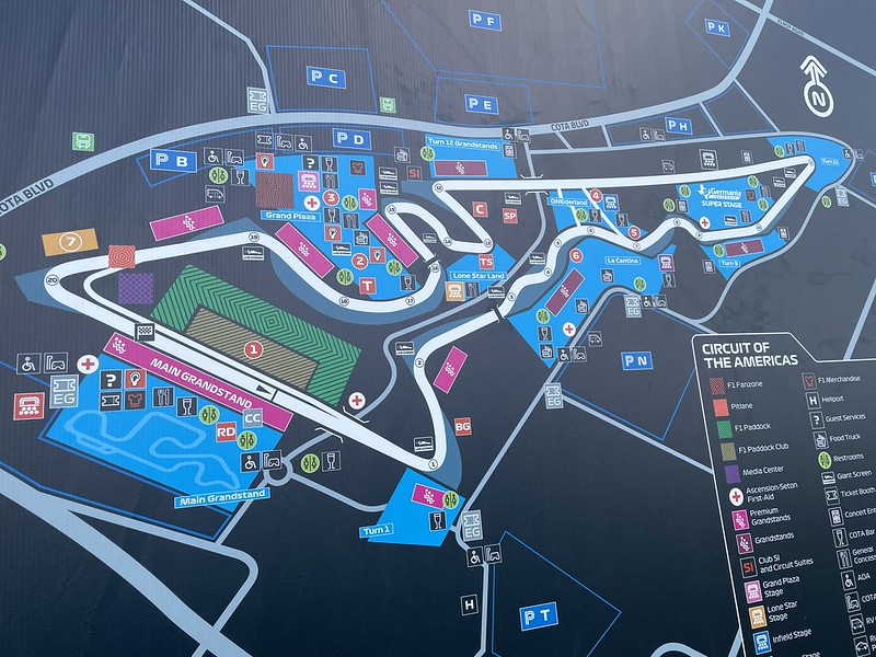 United States Grand Prix 2021 Map