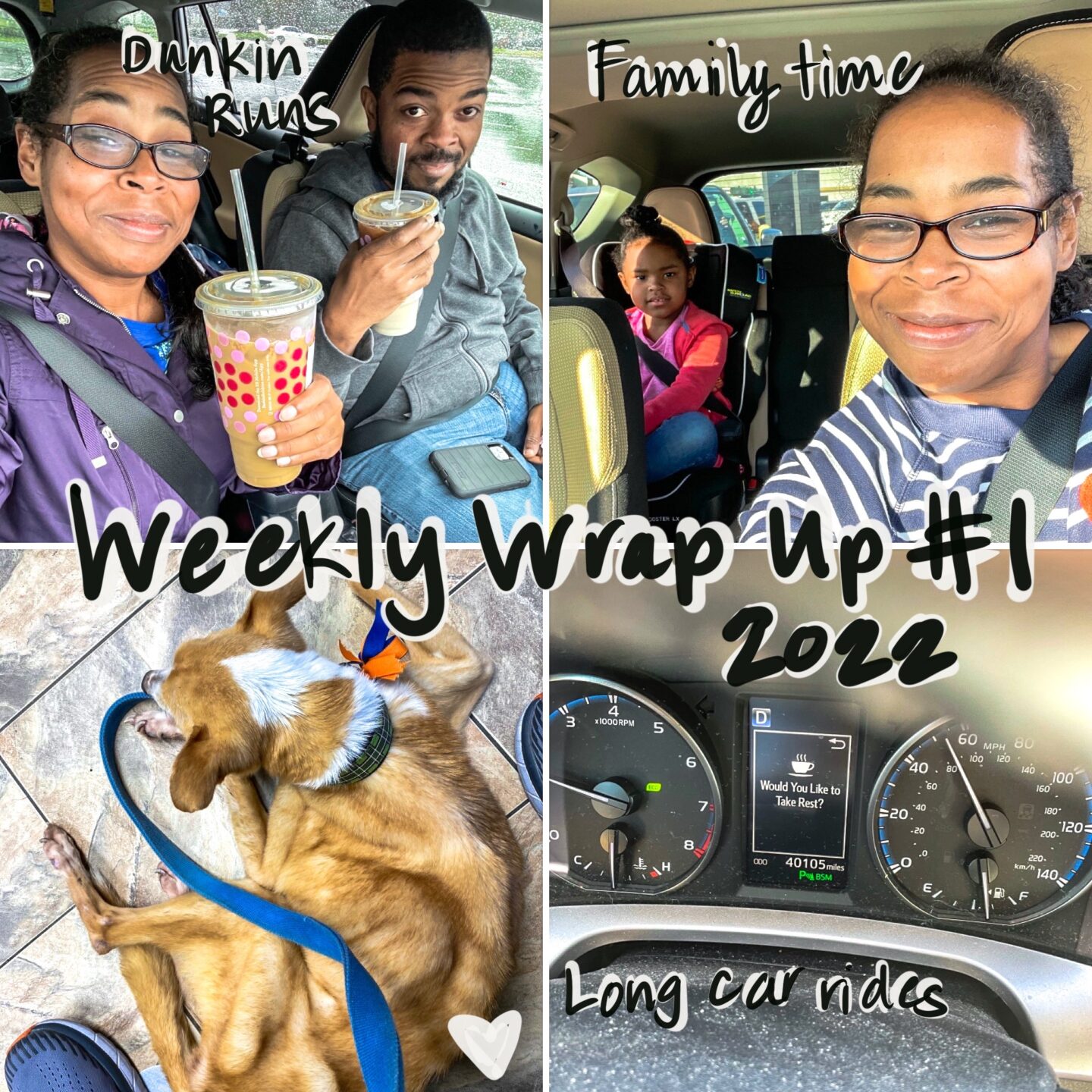 Weekly Wrap Up #1 2022: sad news, emotional eating, anniversary, and New Year