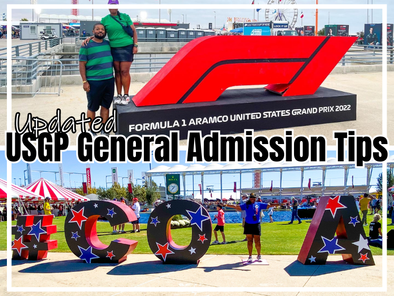Updated F1 USGP General Admission tips